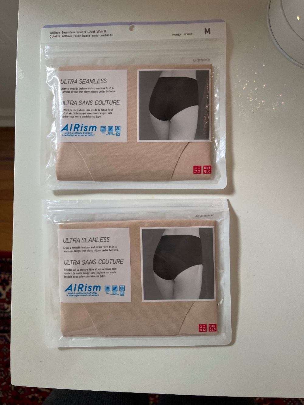 Seamless AIRism undies (2 packages)
